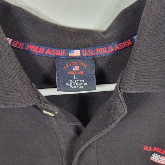 U.S Polo Assn Men L 100% Cotton polo short sleeve - Picture 6 of 8